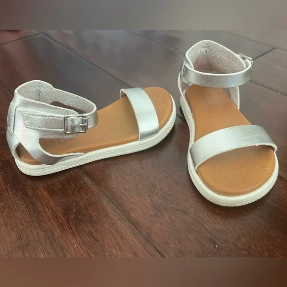 MIA Shoes Mia Shoes Little Ellen Toddler Sandal Silver Size